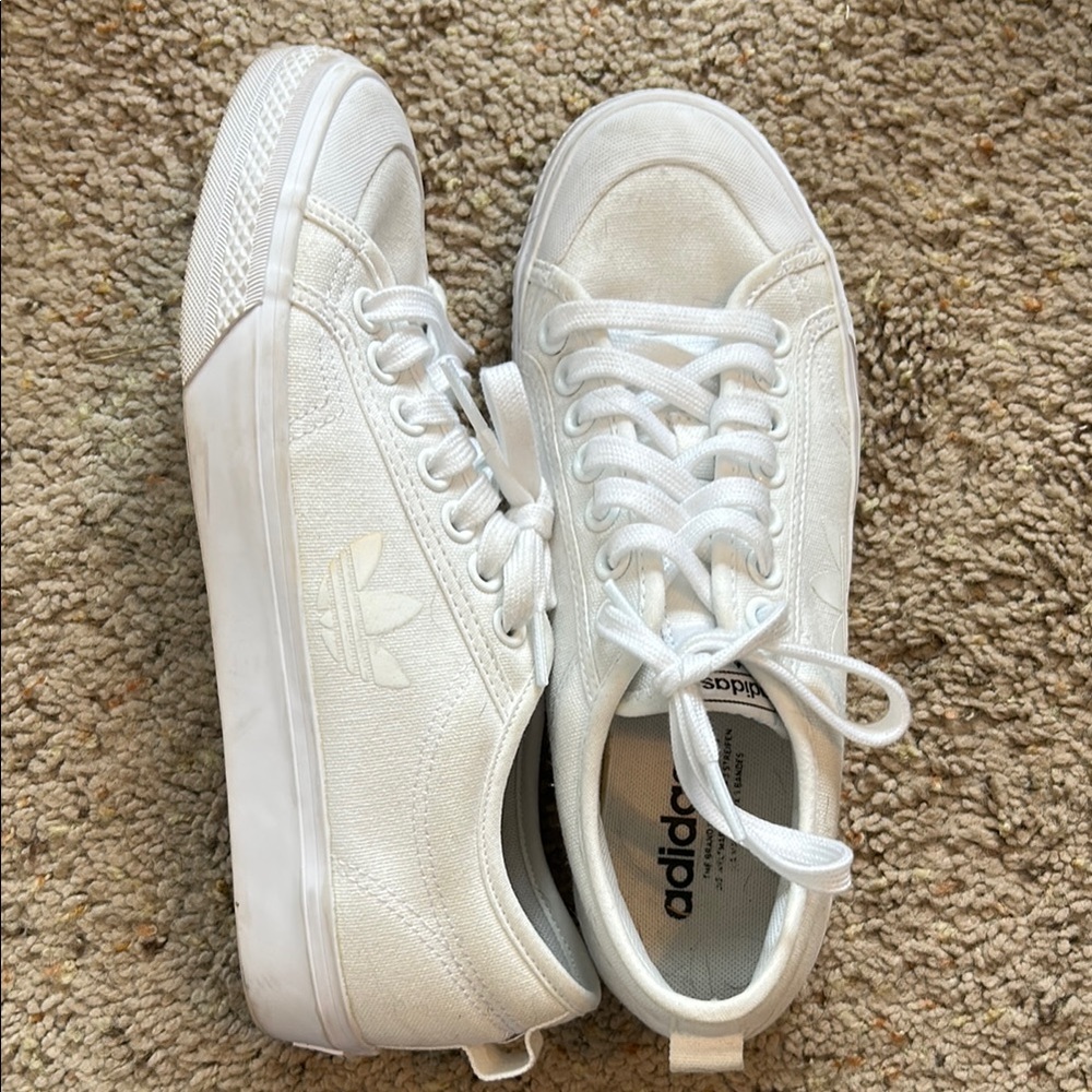 Adidas White Sneakers